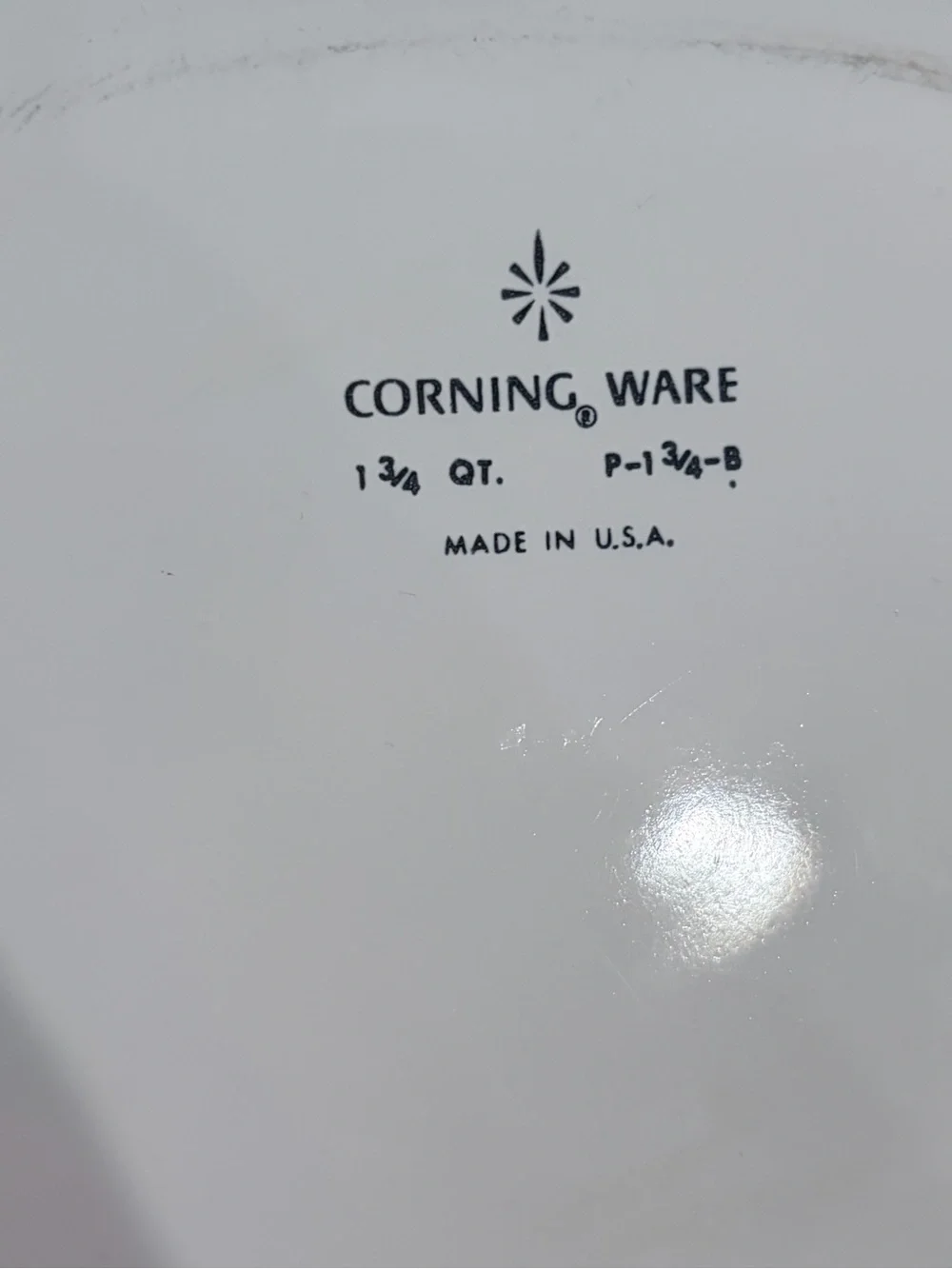 Corningware White and Blue Floral Casserole & Baking Dish Set